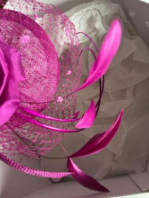 Snoxell & Gwyther Fuchsia Fascinator 5