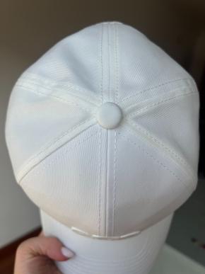 Celine White Cotton Baseball Cap 3