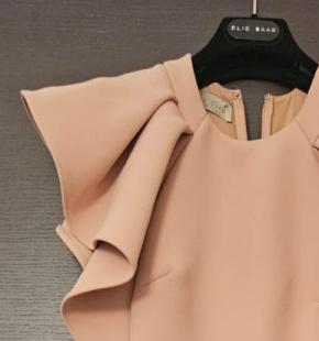 Elie Saab Light Pink Midi Dress 7