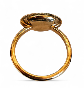 Bespoke Green Garnet Gold Ring 4