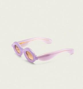 Paloceras Lilac Dream Pebble Milky Oval Sunglasses 2