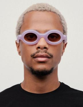 Paloceras Lilac Dream Pebble Milky Oval Sunglasses 5