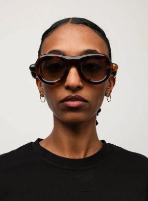 Paloceras Faux Tortoiseshell Havana Aviator Sunglasses 5