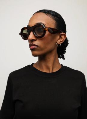Paloceras Faux Tortoiseshell Havana Aviator Sunglasses 7