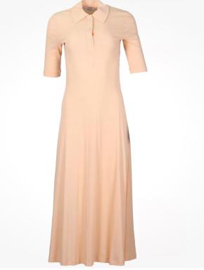 Rosetta Getty Peach Cotton Dress 2