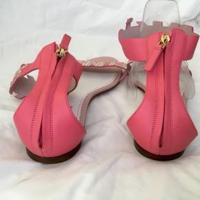 Valentino Pink Punk Flat Sandals 4