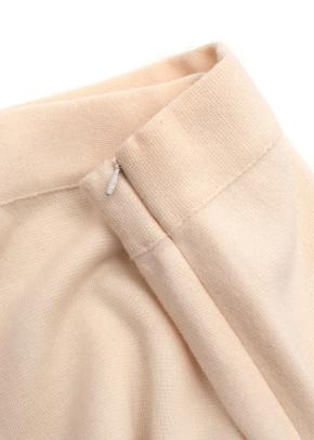 Oscar De La Renta Beige Knit Trousers 4