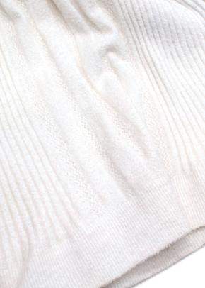 Chanel Faux Pearly and Crystal CC  Short Sleeved Ribbed Knit Top 7