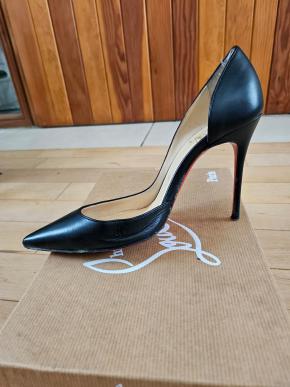 Louboutin Black Kid Iriza 100 Pumps 2