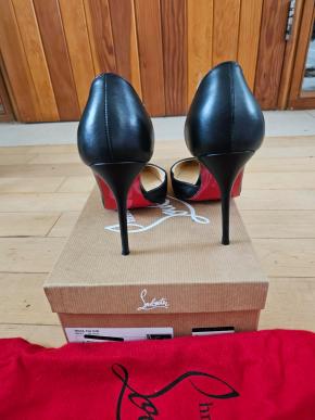 Louboutin Black Kid Iriza 100 Pumps 4