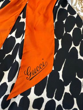 Gucci Printed Silk Halter Top 5