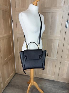 Celine Black Micro Belt Crossbody Bag 3