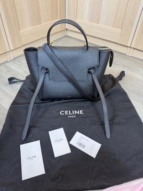Celine Black Micro Belt Crossbody Bag 2