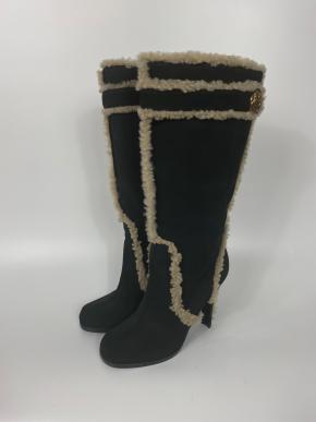 Louis Vuitton Black Shearling Boots 3