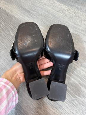 Miu Miu Crystal Embellished Black Mules 5