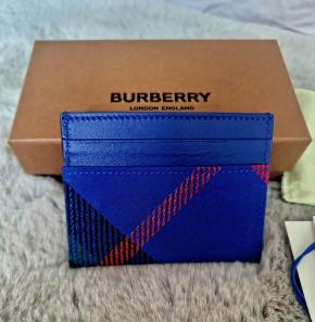Burberry Woven Check Card Holder 6