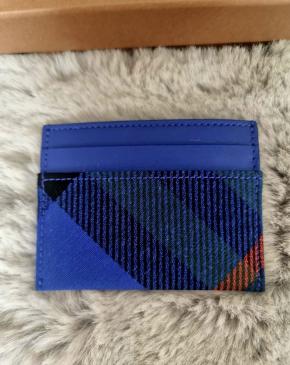 Burberry Woven Check Card Holder 4