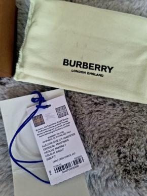 Burberry Woven Check Card Holder 5