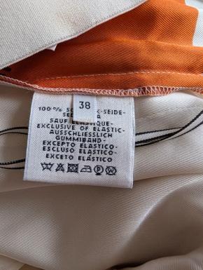 Hermes Printed Silk Palazzo Pants 3