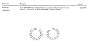 Boodles Waterfall Large Diamond Platinum Hoop Earrings 2