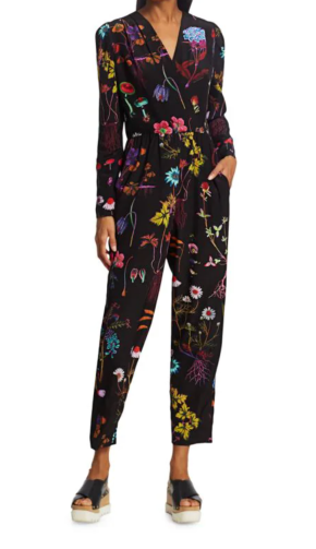 Stella McCartney Tuta Floral Silk Jumpsuit 2