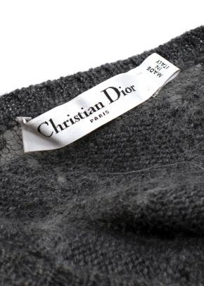 Christian Dior Cashmere/Alpaca Grey Knit Jumper 3