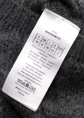 Christian Dior Cashmere/Alpaca Grey Knit Jumper 4