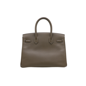 Hermes Grey Epsom Leather Birkin 30 2