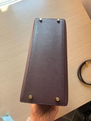 Hermes Chocolate Brown Epsom Kelly 28 4