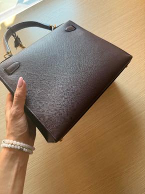 Hermes Chocolate Brown Epsom Kelly 28 2