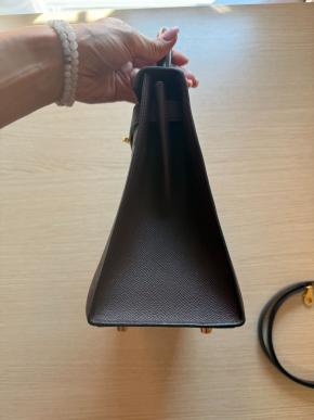 Hermes Chocolate Brown Epsom Kelly 28 8