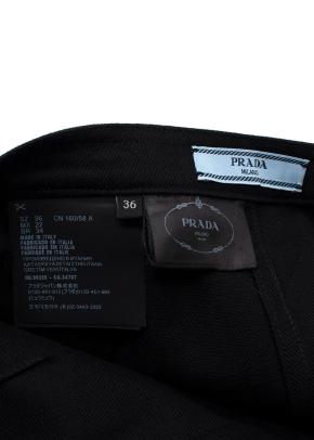 Prada Current Cotton Drill Midi Skirt 4