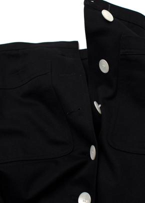 Prada Current Cotton Drill Midi Skirt 5