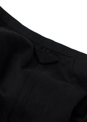 Prada Current Cotton Drill Midi Skirt 6
