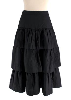 Ulla Johnson Winnie Tiered Cotton Midi Skirt 2