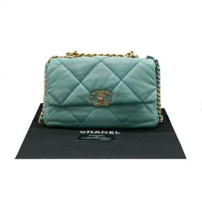 Chanel 19 Foam Leather Flap Large Crossbody Bag 2