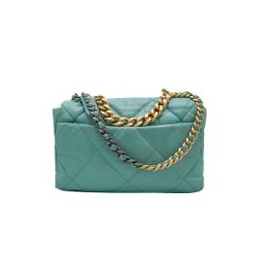 Chanel 19 Foam Leather Flap Large Crossbody Bag 3