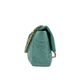 Chanel 19 Foam Leather Flap Large Crossbody Bag 4