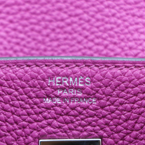 Hermes Purple Togo Leather Birkin 25 Togo 5