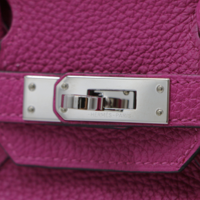 Hermes Purple Togo Leather Birkin 25 Togo 20
