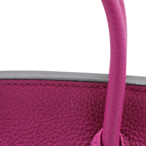 Hermes Purple Togo Leather Birkin 25 Togo 19