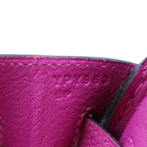 Hermes Purple Togo Leather Birkin 25 Togo 12