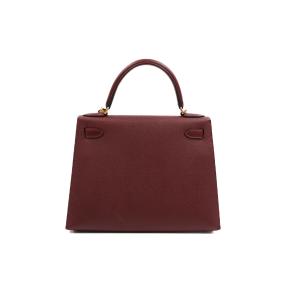 Hermes Rouge H Kelly 28 in Epsom Leather 2
