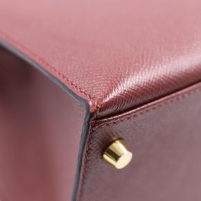 Hermes Rouge H Kelly 28 in Epsom Leather 8