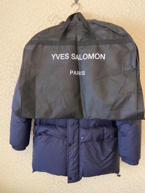 Yves Salomon Reversible Navy Black Jacket 15