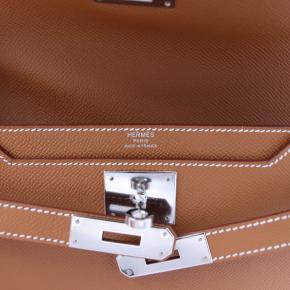 Hermès Gold Togo Leather Kelly Depeches 25 5