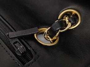 Chanel Black Lambskin Medium Classic Double Flap Bag 7