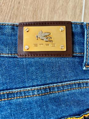 Etro Embellished Straight Leg jeans 4