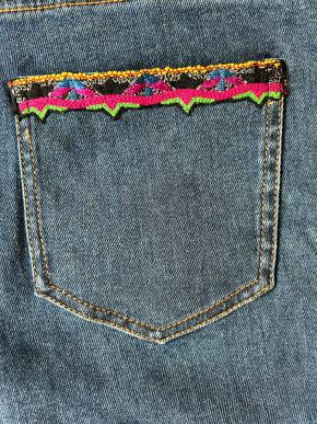 Etro Embellished Straight Leg jeans 6
