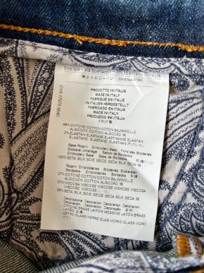 Etro Embellished Straight Leg jeans 8